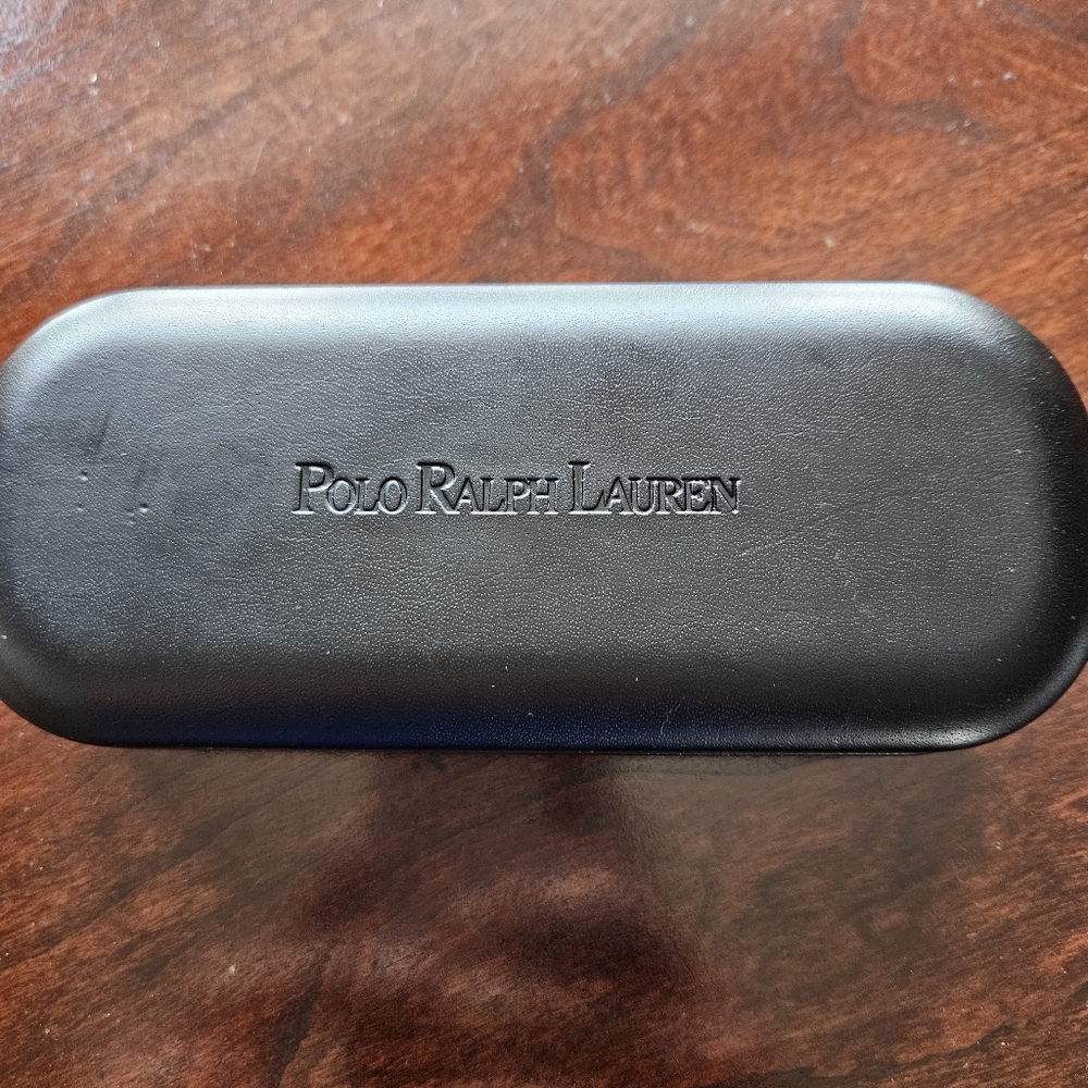 Polo Ralph Lauren Hard Case Clamshell Eyeglass Sunglass Black